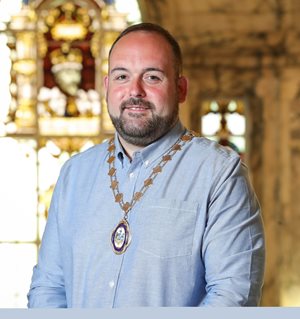 Image of the Deputy Lord Mayor of Belfast, Paul McCusker