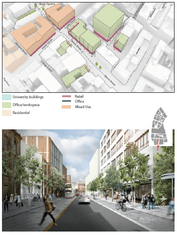 Queen Street (illustrative map)