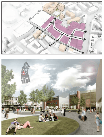 Castle Court (illustrative map)