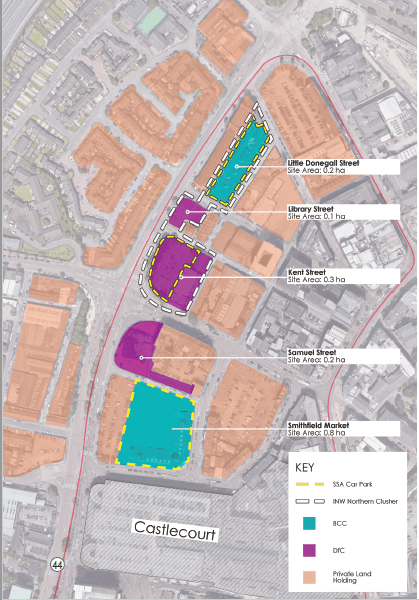 Figure 15: Public Sector Land including INW Northern Cluster (map)