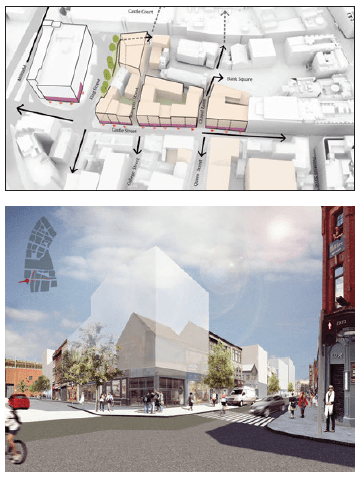 Castle Street and King Street (illustrative map)